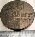 Medal Bank 440 Za Aktywny Udział W Realizacji Zadań