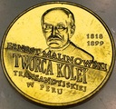 2 zł złote 1999 Ernest Malinowski Peru