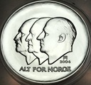 Norwegia 100 koron 2005 100-lecie niepodległości platforma SREBRO