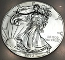 USA 1 dolar dollar 2012 American Silver Eagle uncja 1 oz SREBRO