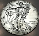 USA 1 dolar dollar 2017 American Silver Eagle uncja 1 oz SREBRO