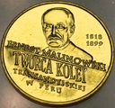 2 zł złote 1999 Ernest Malinowski Peru