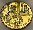 2 zł złote 1999 Jan Łaski Reformator Kościoła