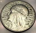 10 zł złotych 1932 Głowa Kobiety Polonia Jadwiga Babka SREBRO