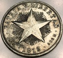 Kuba 40 cuarenta centavos 1915 SREBRO