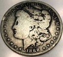 USA 1 dolar Dollar 1888 O Morgan SREBRO