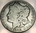 USA 1 dolar Dollar 1901 O Morgan SREBRO