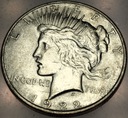 USA 1 dolar Peace dollar 1922 Dolar Pokoju SREBRO