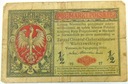 1917 1/2 marki polskiej seria B Generał