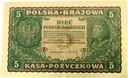 1919 5 Pięć Marek Polskich II Serja DU