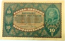 1919 10 Dziesięć Marek Polskich II Serja CP