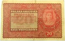 1919 20 Dwadzieścia Marek Polskich II Serja AJ