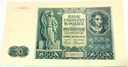 1941 50 zł Pięćdziesiąt Złotych Seria E (nr 2)
