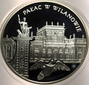 20 zł złotych 2000 WILANÓW Pałac w Wilanowie SREBRO