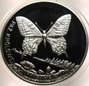 20 zł złotych 2001 Paź Królowej Zwierzęta Świata Motyl SREBRO