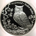 20 zł złotych 2005 Puchacz Zwierzęta Świata SREBRO