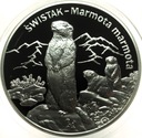20 zł złotych 2006 Świstak Zwierzęta Świata SREBRO