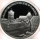 20 zł złotych 2007 TORUŃ Miasto Średniowieczne w Toruniu SREBRO