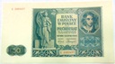 1941 50 zł Pięćdziesiąt Złotych Seria E (nr 2)
