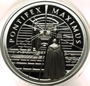 10 zł złotych 2002 Jan Paweł II Pontifex Maximus SREBRO