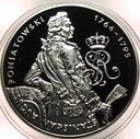 10 zł złotych 2005 Stanisław August Poniatowski PÓŁPOSTAĆ SREBRO