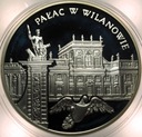 20 zł złotych 2000 WILANÓW Pałac w Wilanowie SREBRO
