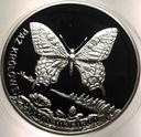20 zł złotych 2001 Paź Królowej Zwierzęta Świata Motyl SREBRO