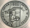 20 zł złotych 2004 GETTO Pamięci ofiar Getta w Łodzi SREBRO