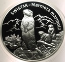20 zł złotych 2006 Świstak Zwierzęta Świata SREBRO (2)