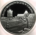20 zł złotych 2007 TORUŃ Miasto Średniowieczne w Toruniu SREBRO