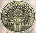 20 zł złotych 2009 GETTO 65 rocznica likwidacji Getta w Łodzi SREBRO