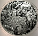 10 zł złotych 2001 Jan III Sobieski SREBRO POPIERSIE