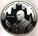 10 zł złotych 2001 Kardynał Stefan Wyszyński SREBRO