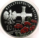 10 zł złotych 2002 Generał Władysław Anders maki SREBRO