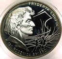 10 zł złotych 1999 Fryderyk Chopin Szopen SREBRO