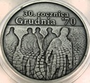 10 zł złotych 2000 GRUDZIEŃ 1970 30 Rocznica Grudnia 70 SREBRO