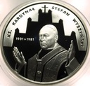 10 zł złotych 2001 Kardynał Stefan Wyszyński SREBRO