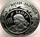 10 zł złotych 2004 1 zł 1924 Żniwiarka Dzieje Złotego SREBRO