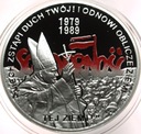 10 zł złotych 2009 Wybory 4 VI 1989 Solidarność Jan Paweł II SREBRO