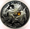 10 zł złotych 2002 Korea Japonia Mistrzostwa w Piłce Nożnej BURSZTYN SREBRO