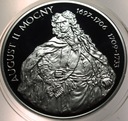 10 zł złotych 2005 August II Mocny PÓŁPOSTAĆ SREBRO