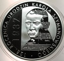 10 zł złotych 2007 Karol Szymanowski SREBRO