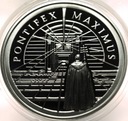 10 zł złotych 2002 Jan Paweł II Pontifex Maximus SREBRO