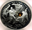 10 zł złotych 2002 Korea Japonia Mistrzostwa w Piłce Nożnej BURSZTYN SREBRO