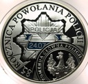 10 zł złotych 2004 POLICJA 85 rocznica powołania Policji SREBRO