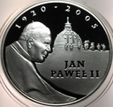 10 zł złotych 2005 Jan Paweł II 1920 2005 SREBRO