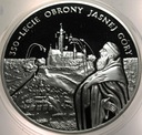 20 zł złotych 2005 Jasna Góra Obrona Częstochowa SREBRO