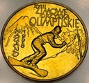 2 zł złote 1998 Nagano Zimowe Igrzyska Olimpijskie