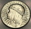 5 zł złotych 1933 Głowa Kobiety Polonia Jadwiga Babka SREBRO
