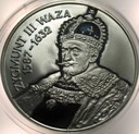 10 zł złotych 1998 Zygmunt III Waza POPIERSIE SREBRO